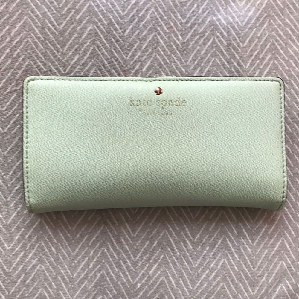 Kate Spade ♠️ Sea Foam Green Wallet